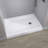 48" X 32" Single Threshold Shower Pan Base In White With Right Drain
