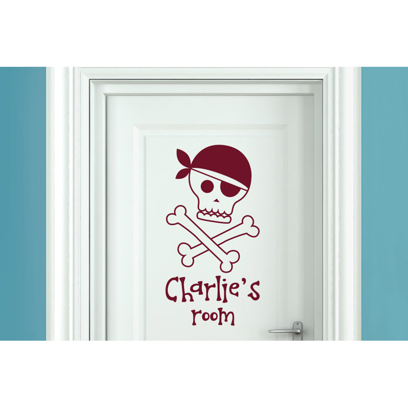 Nautical & Beach Wall Decal, Yes, Burgundy