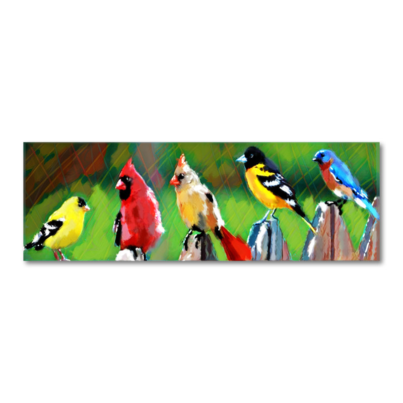 «Life is Better with Friends», impression panoramique sur papier sans cadre, H 6 po x l 18 po x P 0,1 po