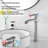Single-handle Bathroom Faucet with Drain Assembly-129257943