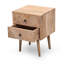 Rudden 45cm W Solid Wood Bedside Table