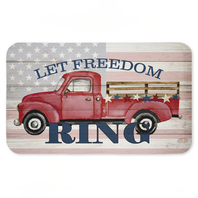 Tapis de sol Let Fat Ring, imprimé par camion, 30 po x 18 po