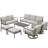 Mariene 7 - Person Patio Conversation Set with Cushions-101251059-101251060