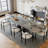 9-Piece 110.23" W Extendable Sintered Stone Dining Set-293607984-297633137