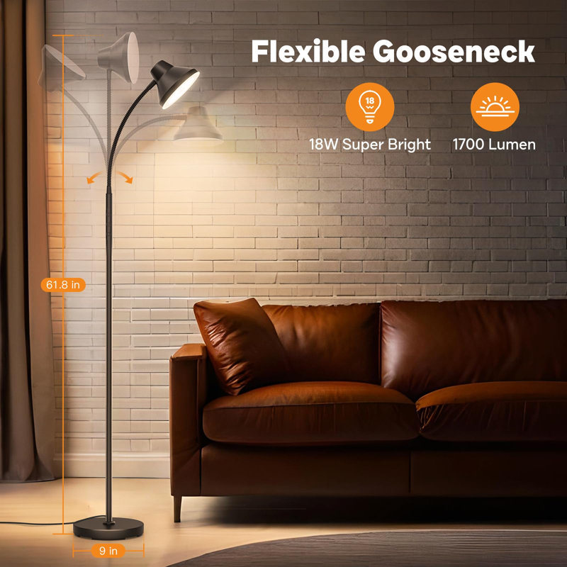 Lampe sur pied DEL 67,72 po Flagstaff