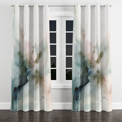 Androula - Modern Grommet Curtain - Velvet Room Darkening - 1 panel
