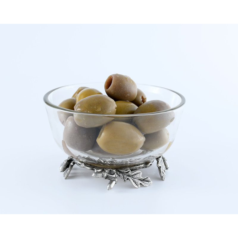 Majestic Forest Glass Dessert Bowl