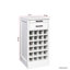 Armoire à vin modulaire en noyer brun riche - peut accueillir 28 bouteilles élégantes et colorées pour un style buffet moderne