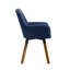 Chaises de salle à manger pivotantes en lin l 22,83 po Rayshawn-44368899
