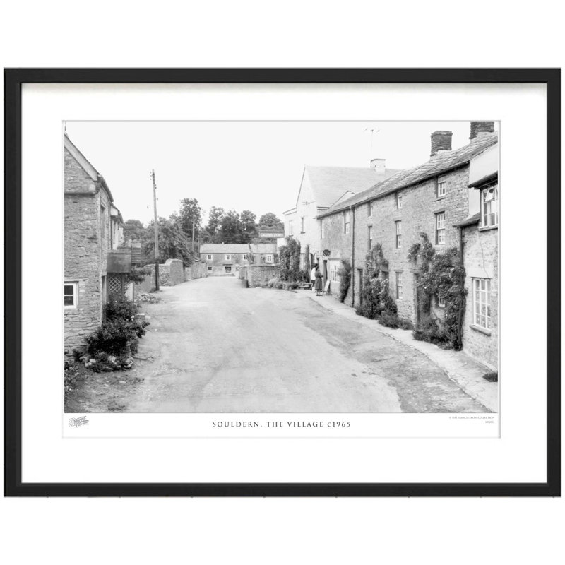 Souldern, The Village C1965 by Francis Frith - Single Picture Frame Print, 28cm H x 36cm W x 2.3cm D
