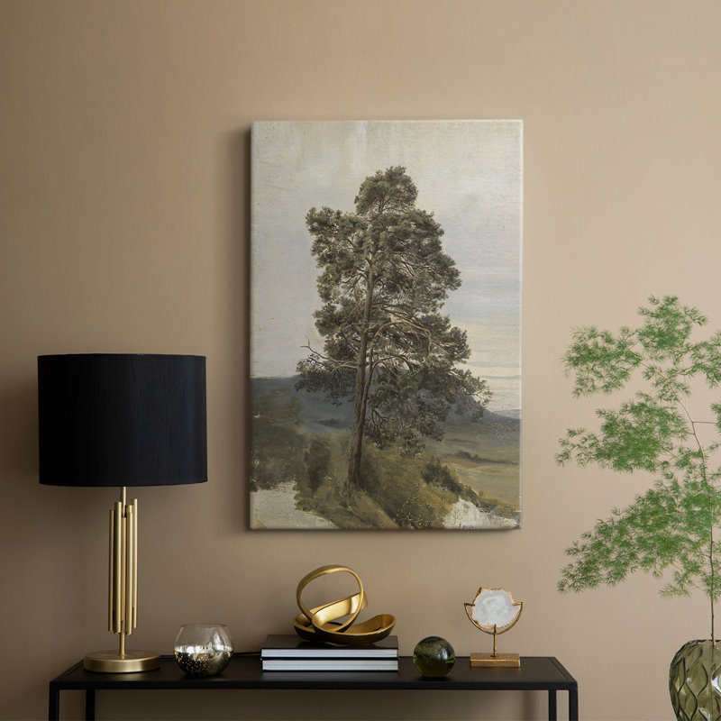 Paysage rétro CCLIX - galerie Cavas, H 27 po x l 18 po