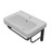 19.88"X14.25" Wall-Mounted Rectangular Ceramic Bathroom Sink With Black Towel Bar & Overflow