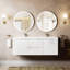 Ensemble de meuble-lavabo mural 60 po avec 2 tiroirs et portes