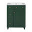 Meuble-lavabo de salle de bain avec lavabo, 2 tiroirs et 1 porte à fermeture en douceur, meuble-lavabo pour l'organisation-2002427496
