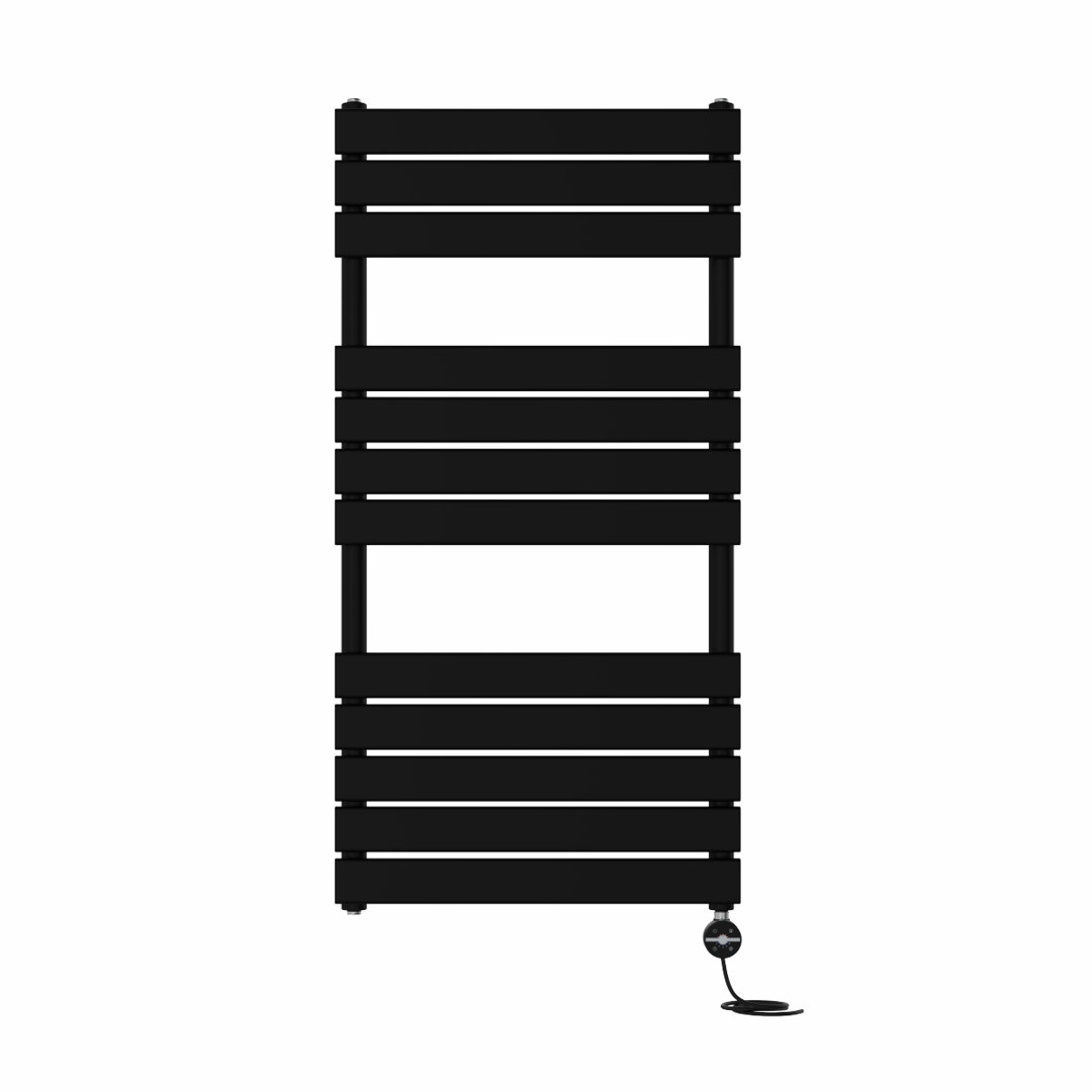 Prefilled Thermostatic Electric Flat Panel Heated Towel Rail
