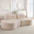 Mélange de coton beige sélectionné