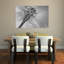 Monochrome Dragonfly Detail Delicate Elegant Serene Dragonfly Nature Wildlife Wall Art Print 1 Piece Wrapped Canvas Wall Art-1875056852