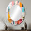Minimalisme hôtels Lodges I - miroir ovale rose-1045797573