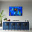 Blue Abstract - Wrapped Canvas Print