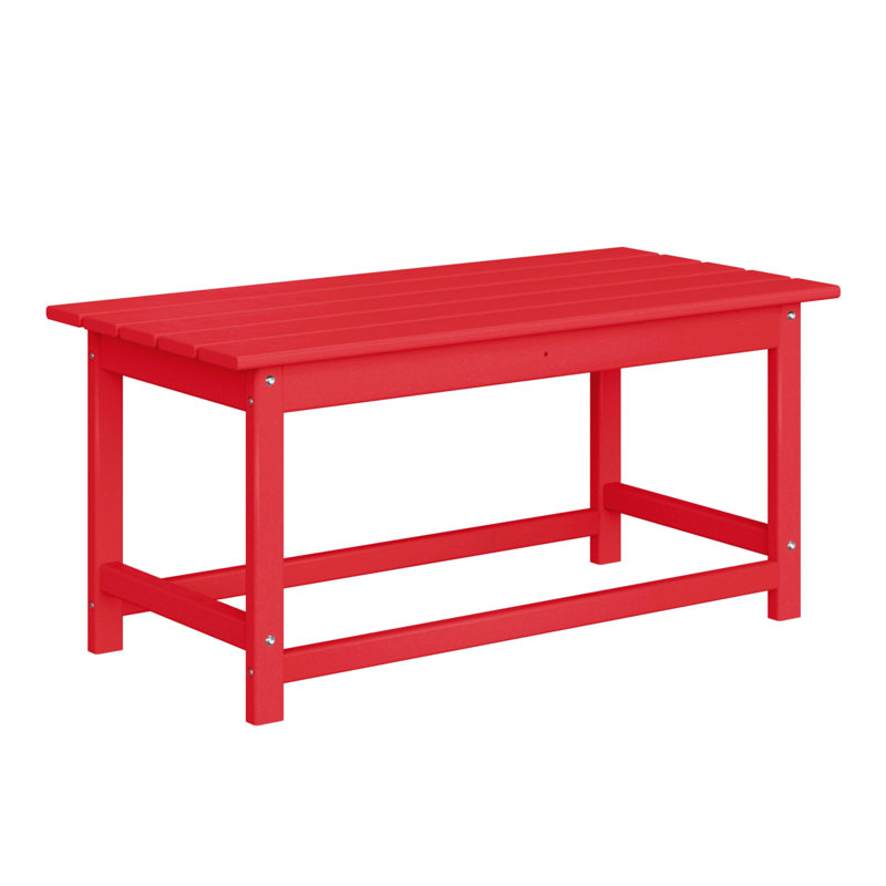 Table basse d'extérieur Laguna, Rouge