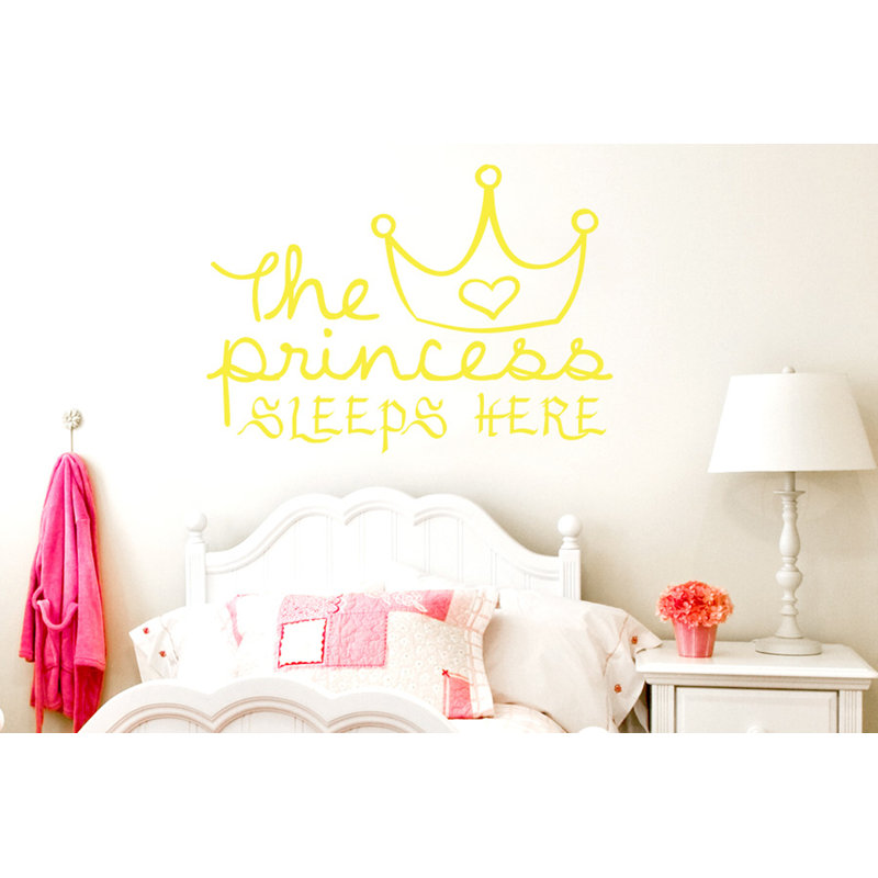 Abstract Wall Decal, Medium, Bright Yellow
