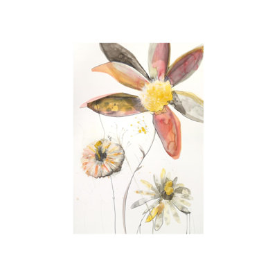 Watercolor Flowers II Print by Leftbank Art
