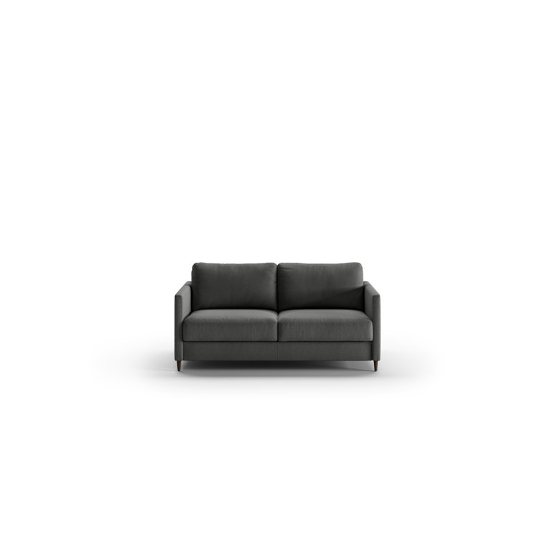 Elfin Loveseat Sleeper, White, 33.5" H x 64.25" W x 39" D