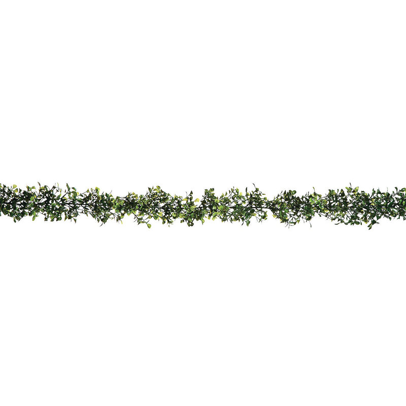 144'' in. Faux Boxwood Garland