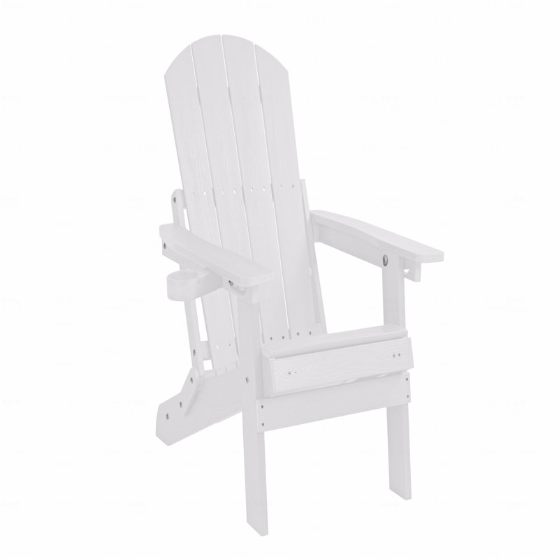 Outdoor Patio Lounge Chair, White