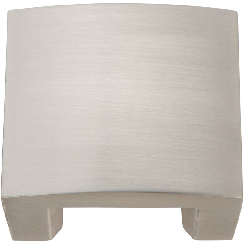 Centinel 1 3/4" Length Square Knob, Brushed Nickel