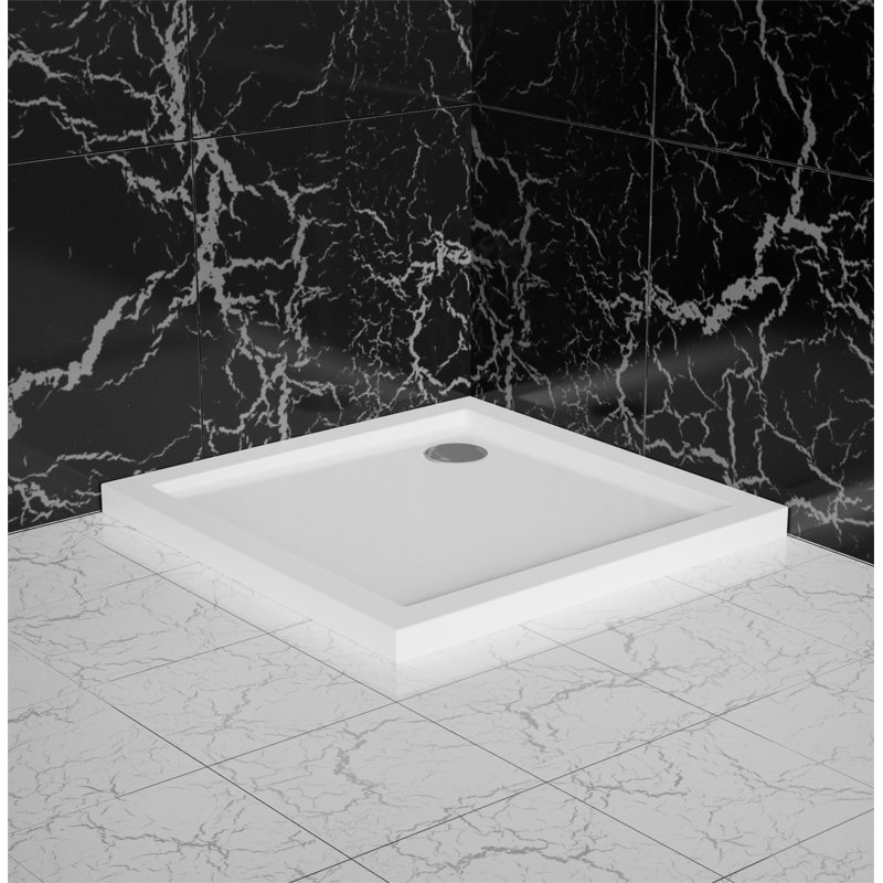 32'' W 32'' D Square Shower Base