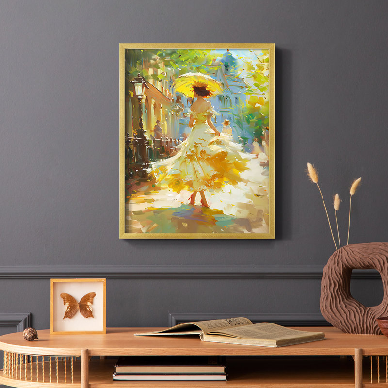 "WOMEN Series DCCCLxx III" par J Paul, Or, H 21 po x l 17 po