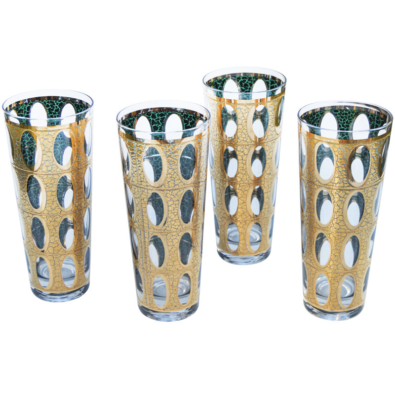 La pièce marocaine 4 pièces Ensemble de verres Highball
