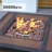 Sedric Square Propane Smokeless Fire Pit