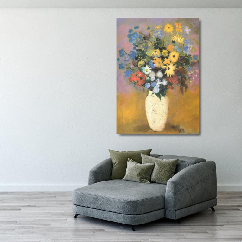 Vase de fleurs, 1900 MCG-PF1168, H 39 po x l 28 po
