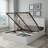 Raania Hydraulic Lift Up Storage  Upholstered Wingback Bed -457524858-457524859