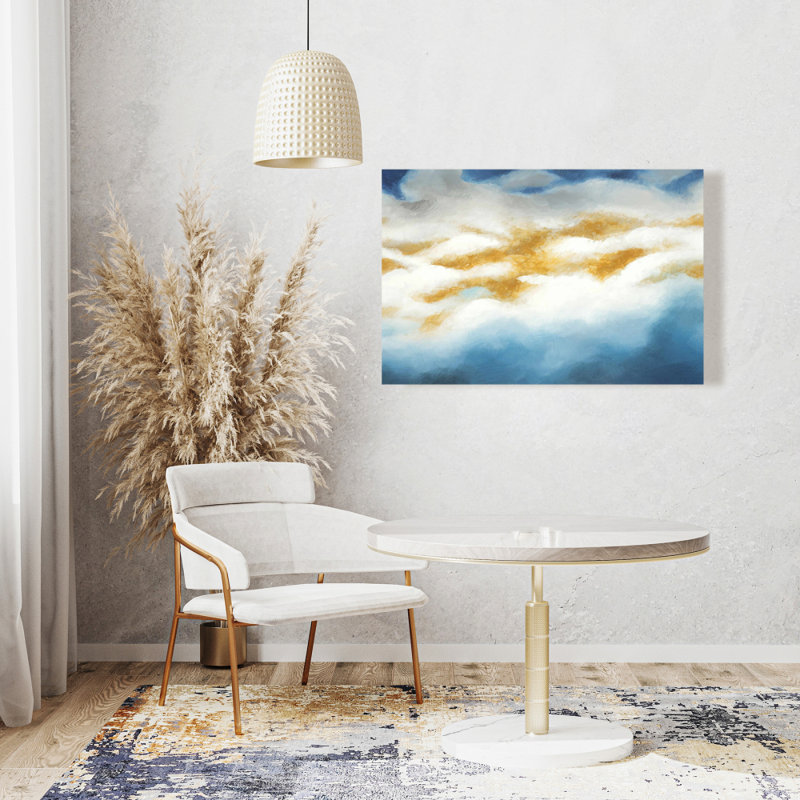 Abstraits nuages - art de toile de salon pour la décoration intérieure