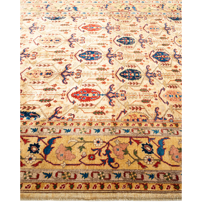 Rosealyn One-of-a-Kind 6' 3" X 8' 7" Hand Knotted Area Rug