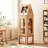 Burlywood Modern Solid wood Standard Bookcase