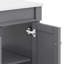 2-Tier Modern Bathroom Storage Cabinet With Large Storage Shelves-71087789