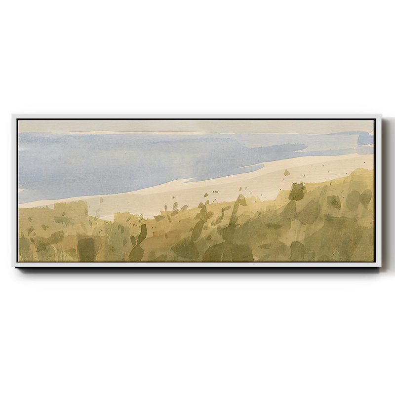 Brushy Coast II- Framed Canvas