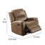 Fauteuil inclinable manuel Charles, similicuir, bois massif-106065310