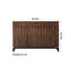 Armoire décorative simple en bois massif