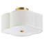Plafonnier semi-encastré en tissu 4 lumières-1019904923-1019904924