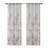 Burnout Printed Curtain Panel(Only 1 Pc Panel)