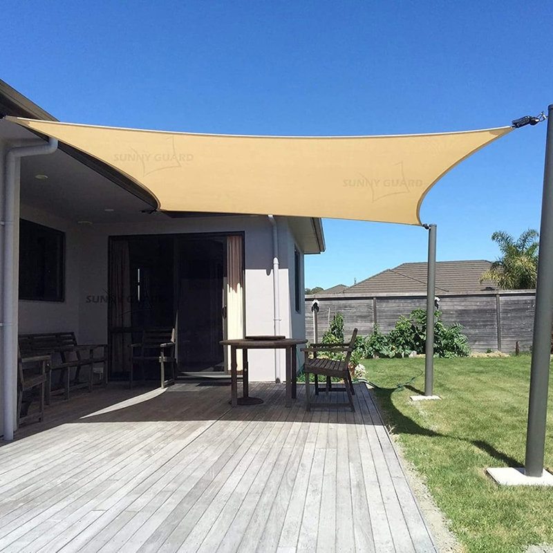 Toile d'ombrage rectangulaire en toile Sun Shade
