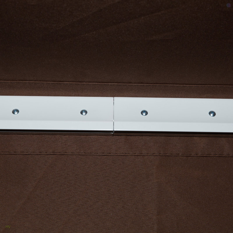 Auvent de patio rétractable avec abat-jour avec poignée à manivelle, tissu résistant à l'eau et aux rayons UV 280G / m² et cadre en aluminium pour terrasse, balcon, cour