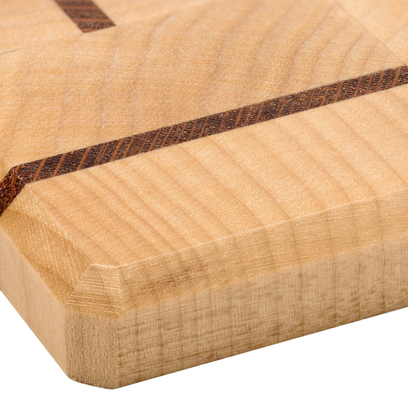 Maple and Lace Wood Coasters End Grain with Base