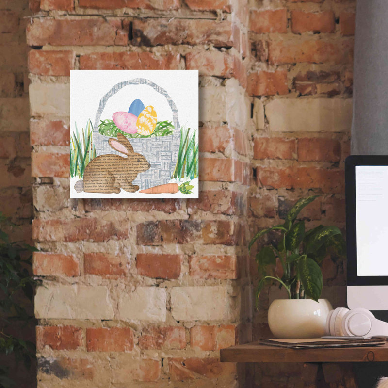 «Spring Has Sprung V» par Courtney Prahl, art mural sur toile, H 12 po x l 12 po x P 0,75 po