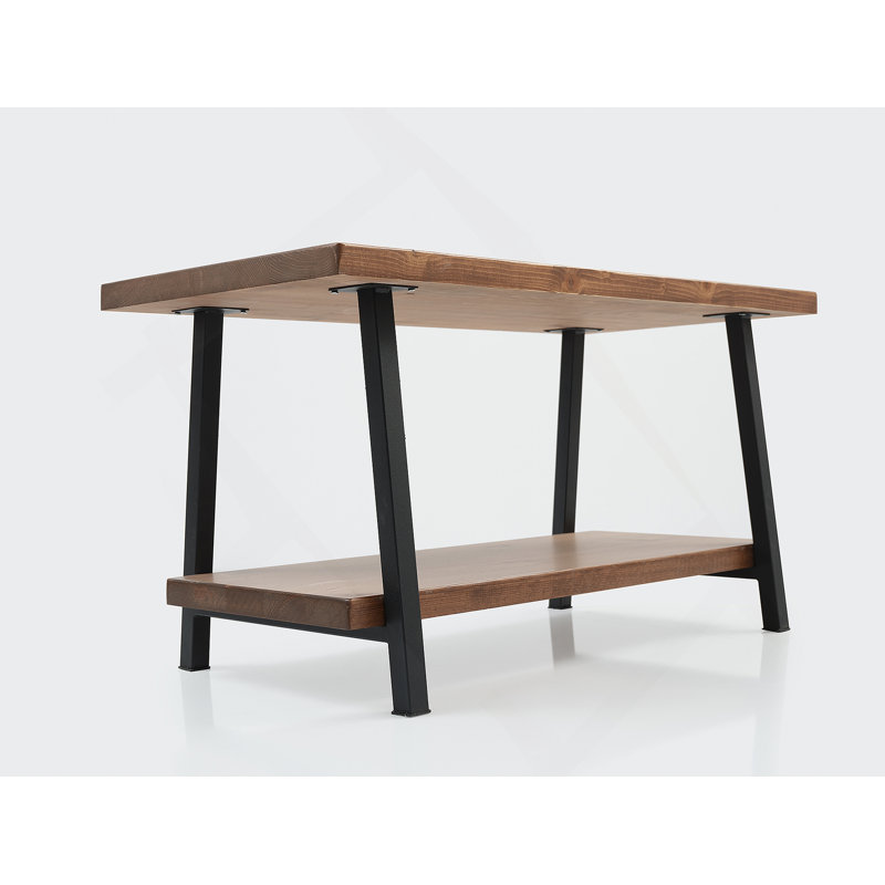 Table basse rustique en bois massif 39 po Furnish Home Store London